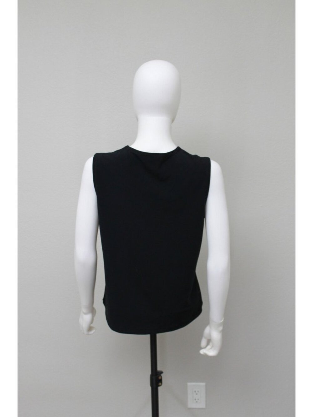 VAN HEUSEN Women Tops Blouses Black Print Size M - Picture 6 of 12